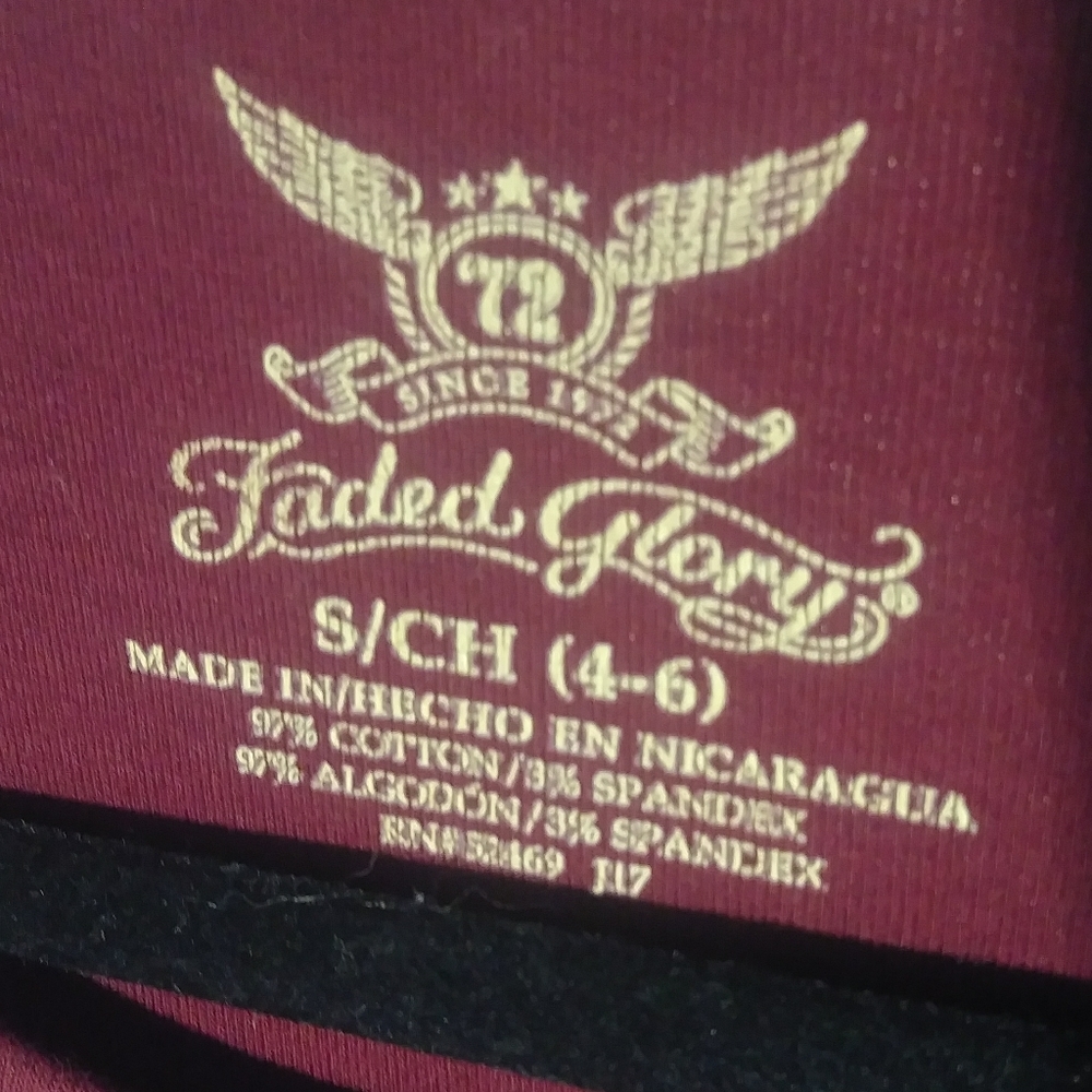 FADED GLORY TOP - Picture 4 of 5